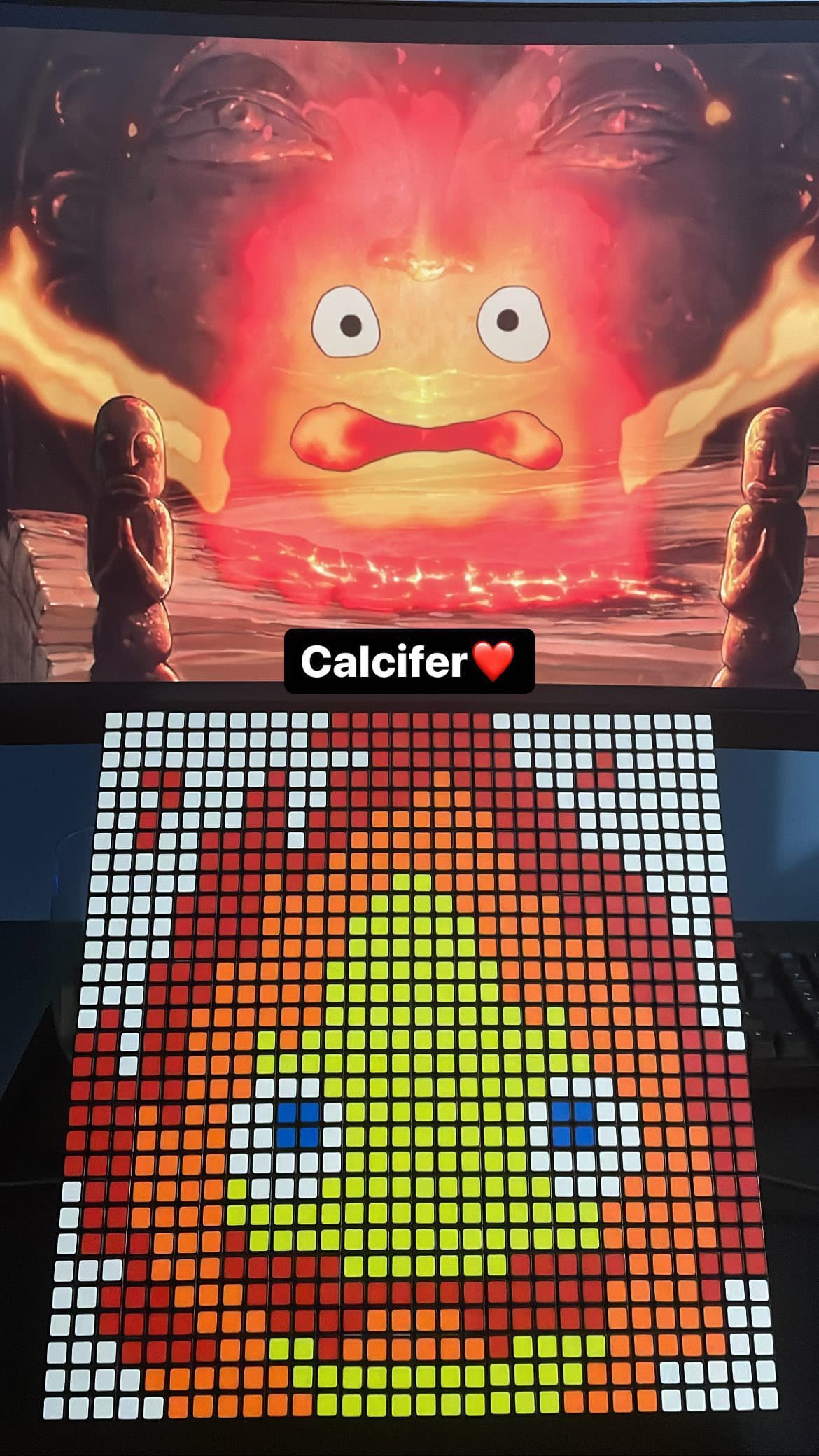 Calcifer from Howl's Moving Castle